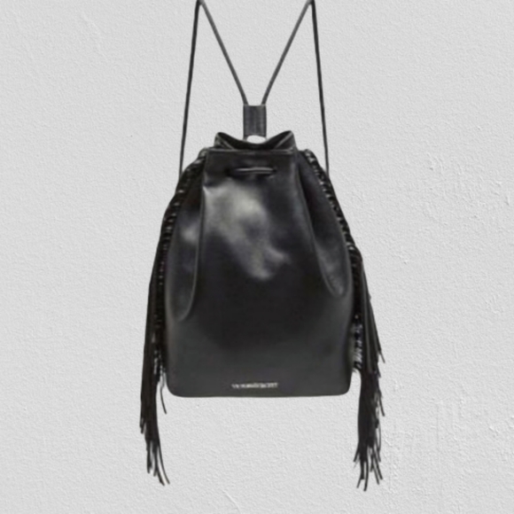 Victoria's Secret black Backpack Fringe Bag - Picture 3 of 3